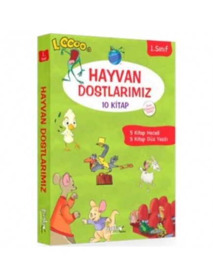 Hayvan Dostlarımız 1. Sınıf (10 Kitap) - Kolektif - Pinokyo Yayınları