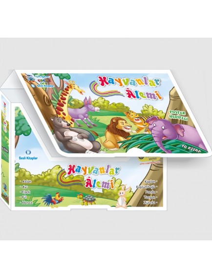Hayvanlar Alemi Serisi (10 Kitap) Kutulu 2.Ve 3. Sınıf - Kolektif - Üçgen Yayınları