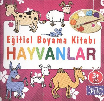 Hayvanlar / Eğitici Boyama - Kolektif - Parıltı Yayınları