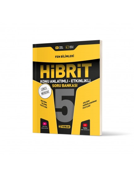 Hız Yayınları 5. Sınıf Fen Bilgisi Hibrit Soru Bankası 