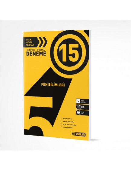 Hız Yayınları 5. Sınıf Fen Bilimleri 15 Li Deneme