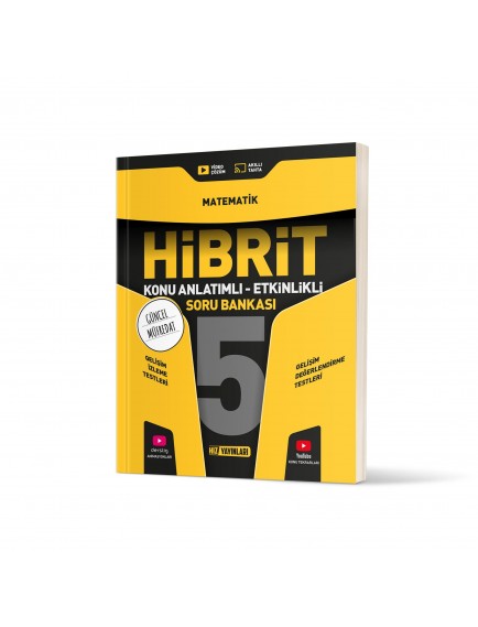 Hız Yayınları 5. Sınıf Matematik Hibrit Soru Bankası 