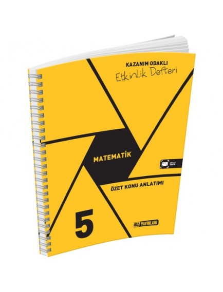 Hız Yayınları 5. Sınıf Matematik Etkinlikli Defter
