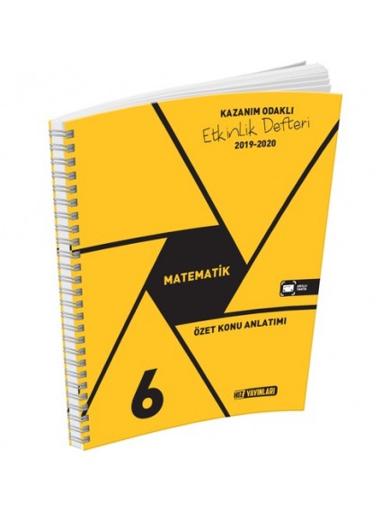 Hız Yayınları 6. Sınıf Matematik Etkinlikli Defter