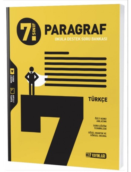 Hız Yayınları 7. Sınıf Türkçe Paragraf Soru Bankası