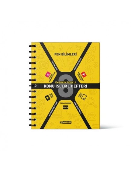 Hız Yayınları 8. Sınıf Fen Bilimleri Etkinlikli Defter 