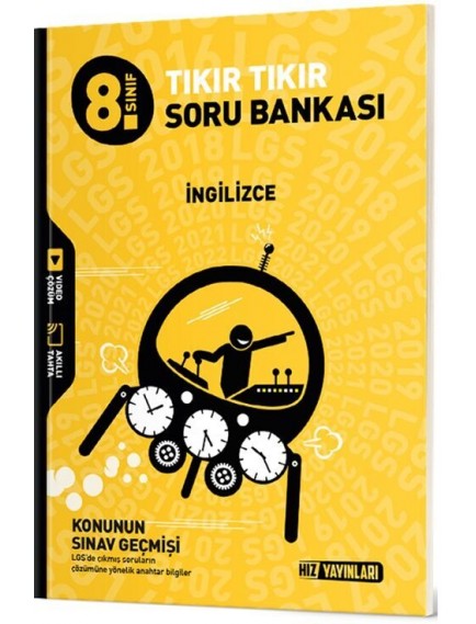 Hız Yayınları 8. Sınıf İngilizce Tıkır Tıkır Soru Bankası