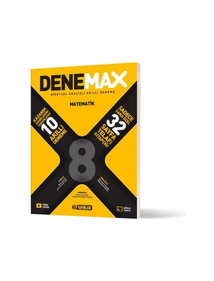 Hız Yayınları 8. Sınıf Matematik 10 Lu Akıllı Deneme Denemax