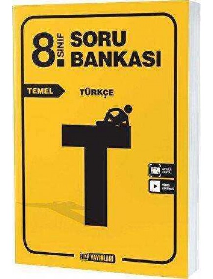 Hız Yayınları 8. Sınıf Türkçe Temel Soru Bankası 
