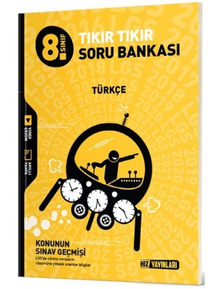 Hız Yayınları 8. Sınıf Türkçe Tıkır Tıkır Soru Bankası(23)