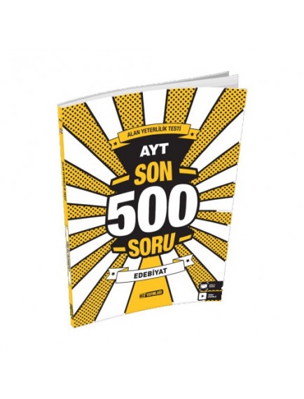 Hız Yayınları Ayt Edebiyat Son 500 Soru Bankası