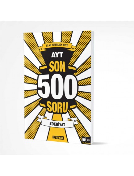 Hız Yayınları Ayt Edebiyat Son 500 Soru Bankası