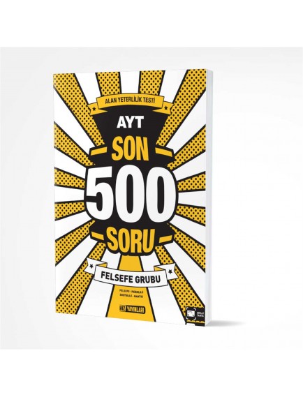 Hız Yayınları Ayt Felsefe Son 500 Soru Bankası