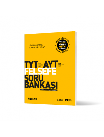 Hız Yayınları Tyt-Ayt Felsefe Soru Bankası (Son 6 Yılın Çıkmış Soruları)