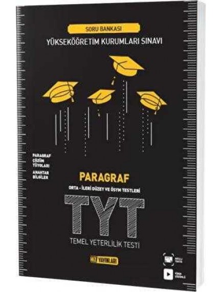 Hız Yayınları Tyt Türkçe Temel Ve Orta Düzey Paragraf Soru Bankası 