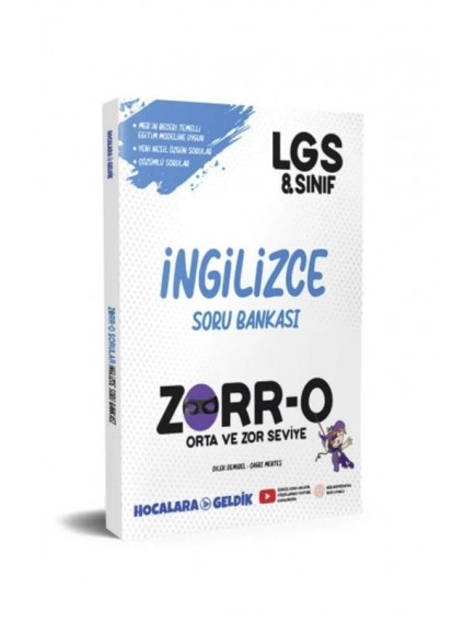 Hocalara Geldik Yayınaları 8. Sınıf İngilizce Zorr-O Soru Bankası