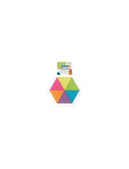 Hopax Stickn Yapışkanlı Not Kağıdı 43X50 Mm Üçgen Mix 150 Yaprak