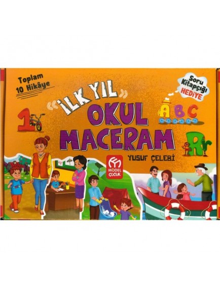 İlk Yıl Okul Maceram 1. Sınıf (10 Kitap) - Yusuf Çelebi - Model Yayınları