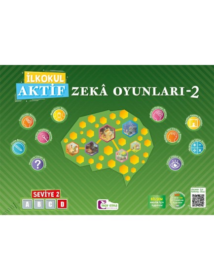 İlkokul Aktif Zeka Oyunları Seti 2 - Zarife Üspolat Yazıcı - Mor Elma Yayınları