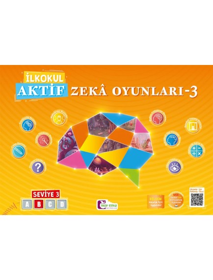 İlkokul Aktif Zeka Oyunları Seti 3 - Zarife Üspolat Yazıcı - Mor Elma Yayınları