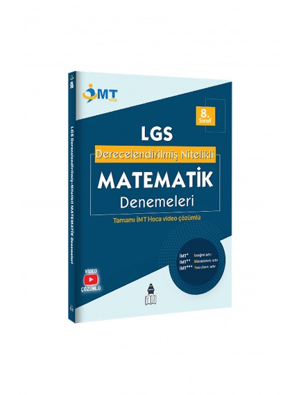 İmt Hoca Yayınları 8. Sınıf Lgs Matematik Derecelendirilmiş Nitelikli Denemeleri