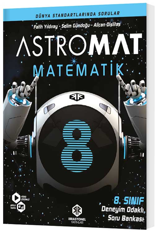 İrrasyonel Yayınları  8. Sınıf Astromat Matematik Deneyim Odaklı Soru Bankası