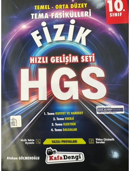 Kafa Dengi Yayınları 10. Sınıf Fizik Hgs Tema Fasiküllleri 