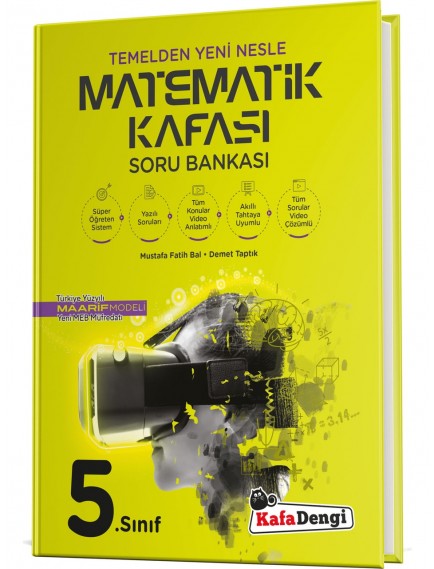 Kafa Dengi Yayınları 5. Sınıf Matematik Kafası Çözümlü Soru Bankası 