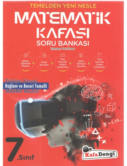 Kafa Dengi Yayınları 7.Sınıf Matematik Kafası Çözümlü Soru Bankası
