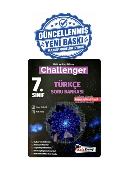 Kafa Dengi Yayınları 7.Sınıf Türkçe Challenger Soru Bankası