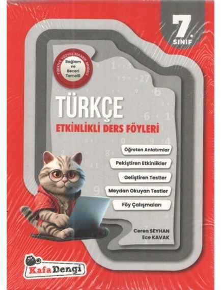 Kafa Dengi Yayınları 7.Sınıf Türkçe Etkinlikli Ders Föyleri