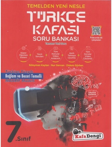 Kafa Dengi Yayınları 7.Sınıf Türkçe Kafası Çözümlü Soru Bankası