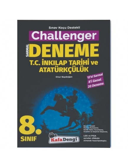 Kafa Dengi Yayınları 8. Sınıf Challenger İnkılap Tarihi Ve Atatürkçülük 12'Li Deneme