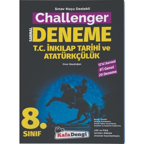 Kafa Dengi Yayınları 8. Sınıf Challenger İnkılap Tarihi Ve Atatürkçülük 12'Li Deneme