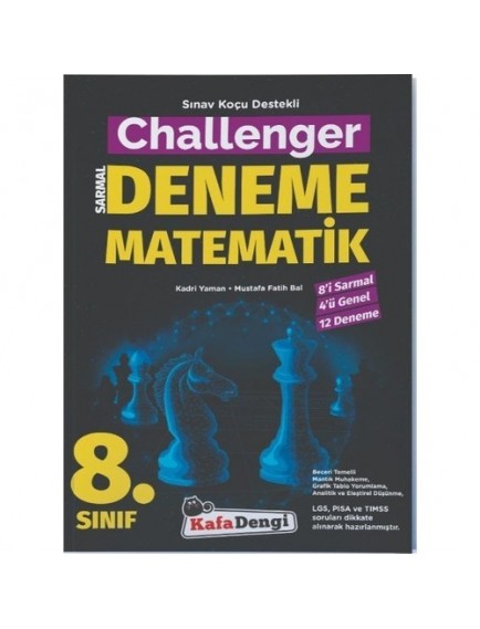 Kafa Dengi Yayınları 8. Sınıf Challenger Matematik 12'Li Deneme