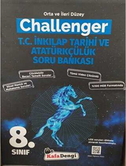 Kafa Dengi Yayınları 8. Sınıf İnkılap Tarihi Challenger Soru Bankası 