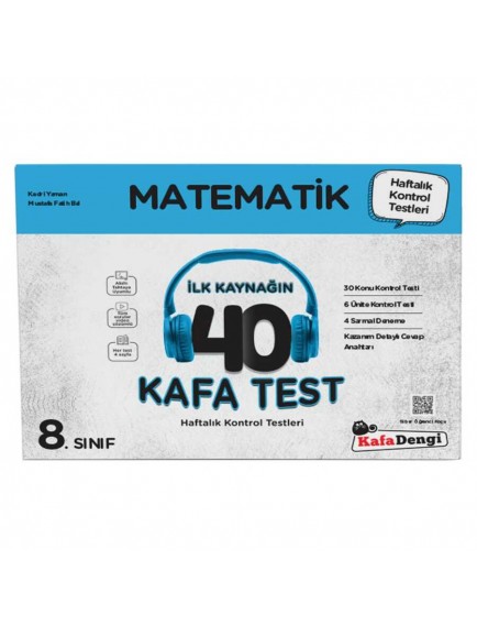 Kafa Dengi Yayınları 8. Sınıf Matematik 40 Kafa Test
