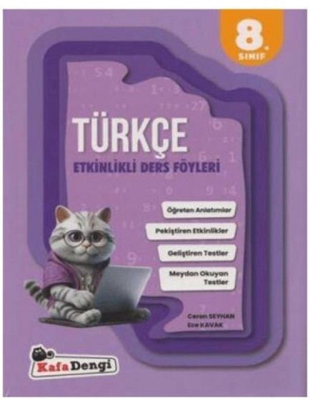 Kafa Dengi Yayınları 8.Sınıf Türkçe Etkinlikli Ders Föyleri