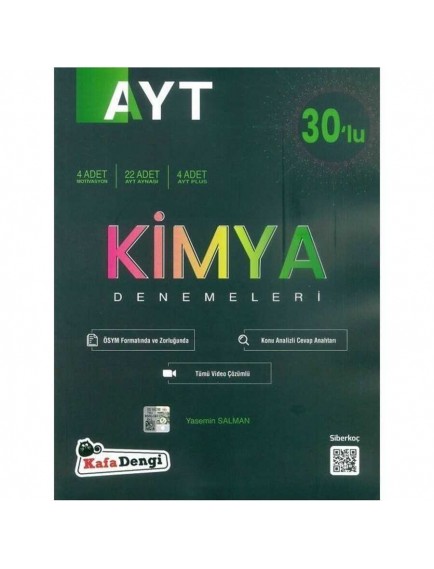 Kafa Dengi Yayınları Ayt Kimya Branş Denemesi
