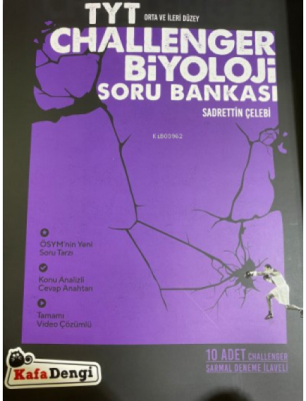 Kafa Dengi Yayınları Tyt Biyoloji Challenger Soru Bankası