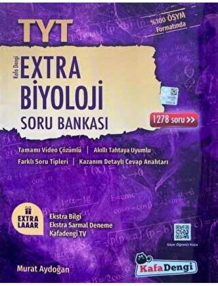 Kafa Dengi Yayınları Tyt Biyoloji Extra Soru Bankası