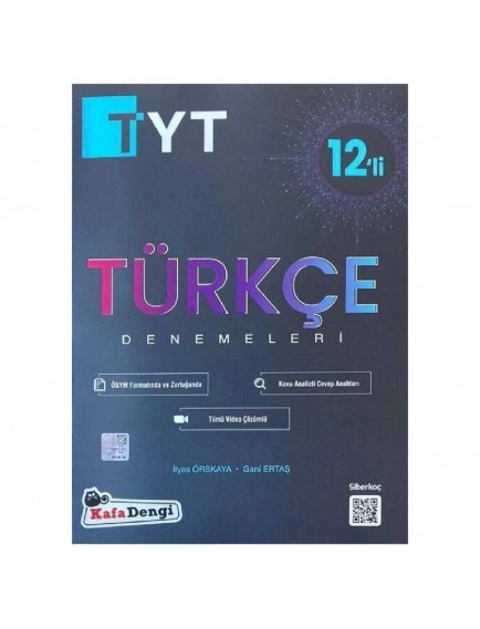 Kafa Dengi Yayınları Tyt Türkçe 12 Deneme