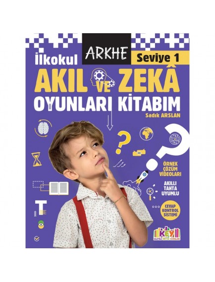 Kaliteli Eğitim Yayınları Arkhe Akıl Ve Zeka Oyunları Kitabım Seviye 1