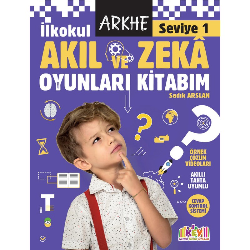 Kaliteli Eğitim Yayınları Arkhe Akıl Ve Zeka Oyunları Kitabım Seviye 1