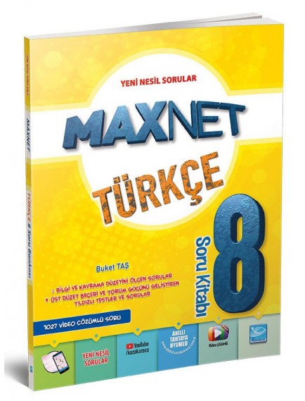 Karaca Eğitim Yayınları 8. Sınıf Türkçe Maxnet Soru Kitabı