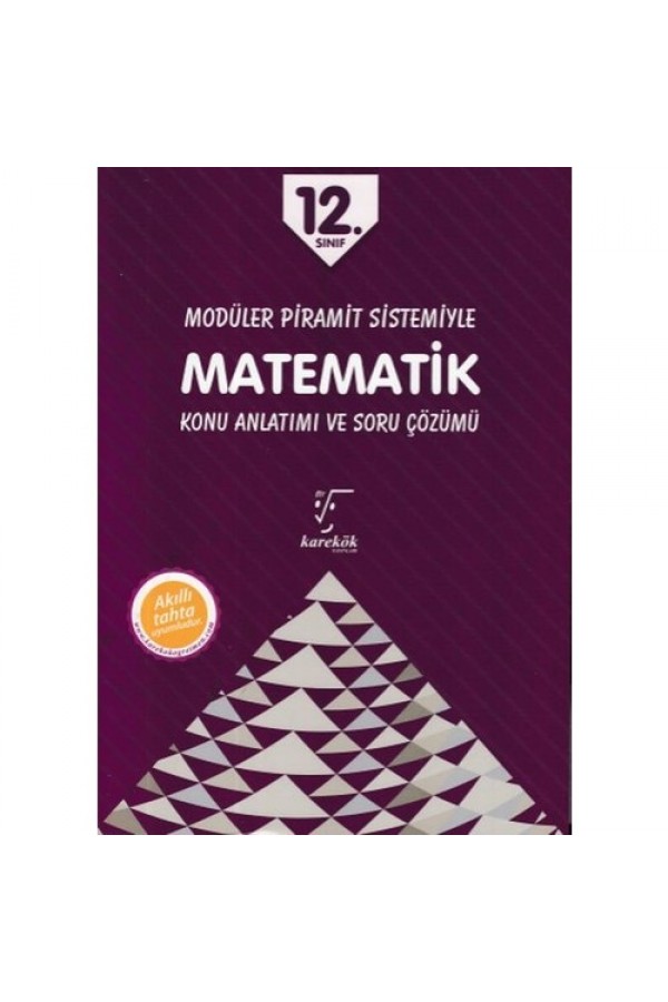 Karekök Yayınları 12. Sınıf Matematik Mps Konu Anlatımı ve Soru Çözümü