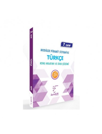 Karekök Yayınları 7. Sınıf Türkçe Kitabı