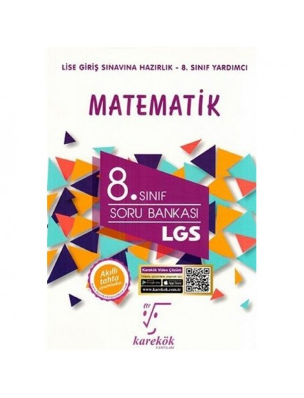 Karekök Yayınları 8. Sınıf Matematik Soru Bankası
