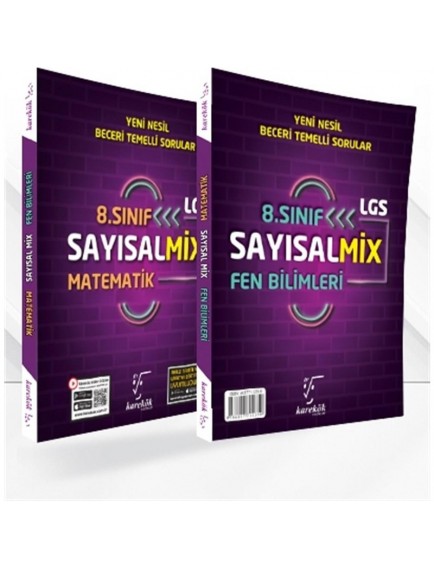 Karekök Yayınları 8. Sınıf Mix Matematik Ve Fen Bilimleri Lgs Sayısal