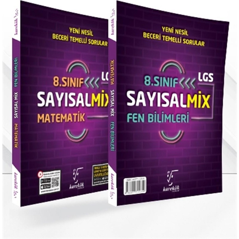 Karekök Yayınları 8. Sınıf Mix Matematik Ve Fen Bilimleri Lgs Sayısal